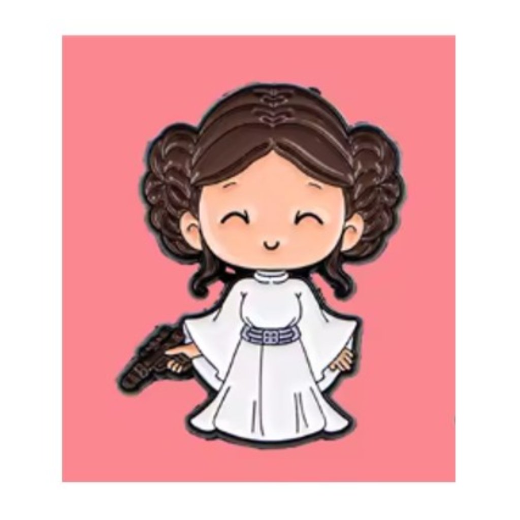 Star Wars Baby Princess Leia Enamel Trading Pin Brand New So Cute 12$